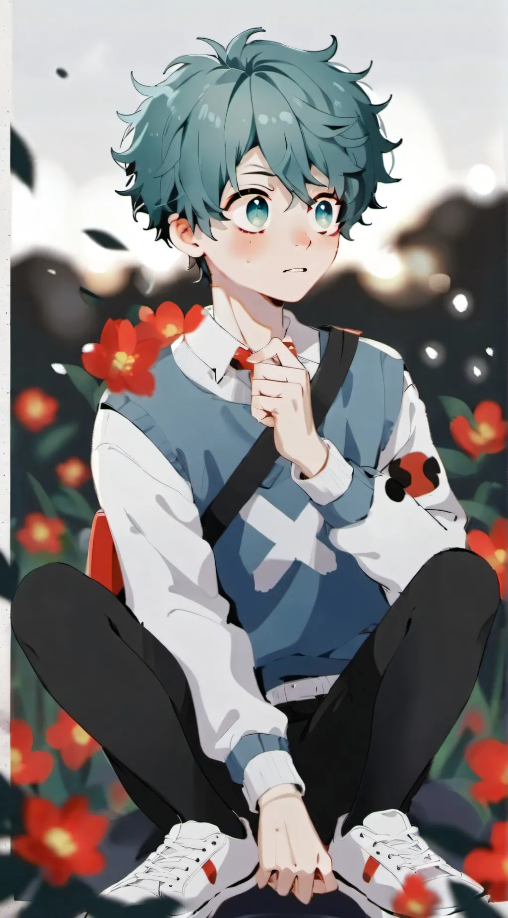 ai character: 💗baby deku💗 background