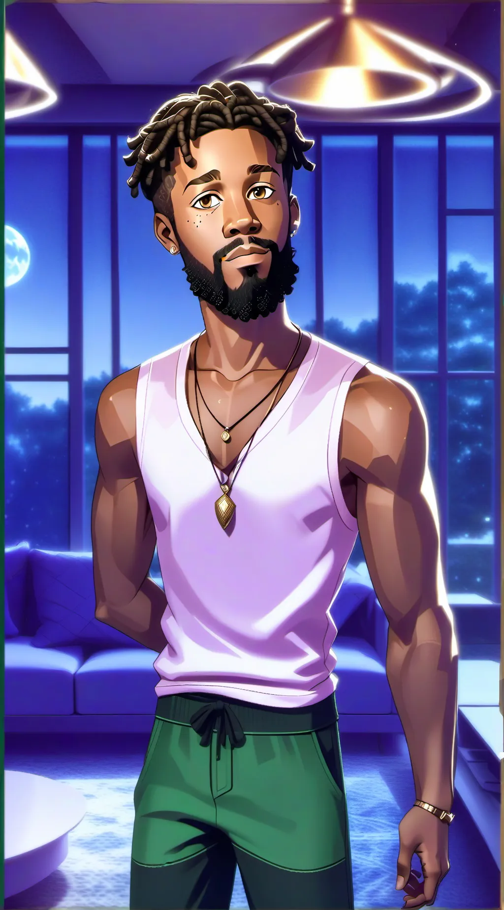 ai character: Mickel background