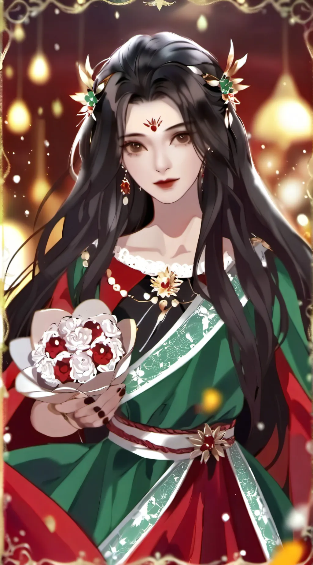 ai character: queen  max background