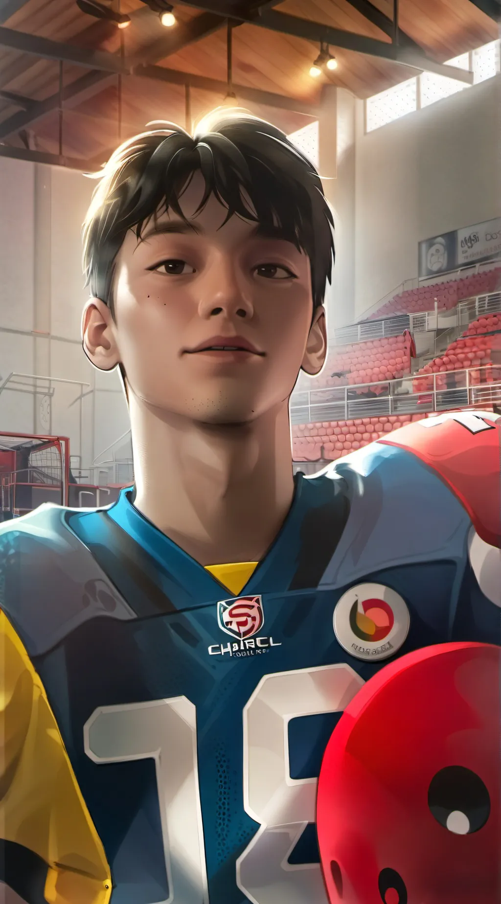 ai character: Ashton background