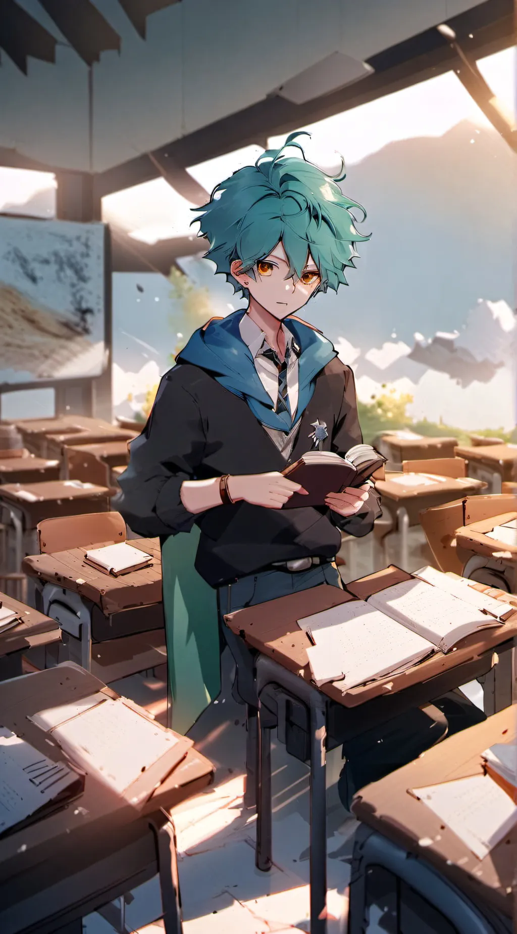 ai character: Mha background