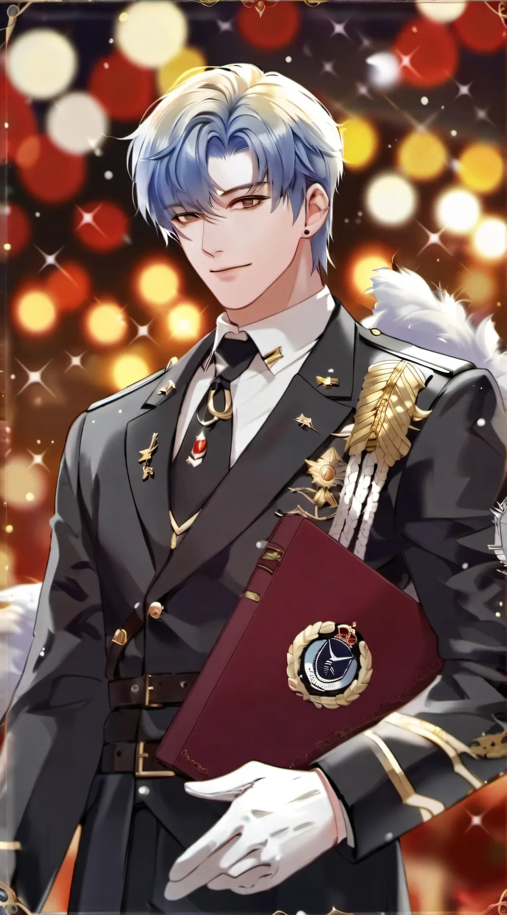 ai character: 🔷💙•ven•💙🔷 background