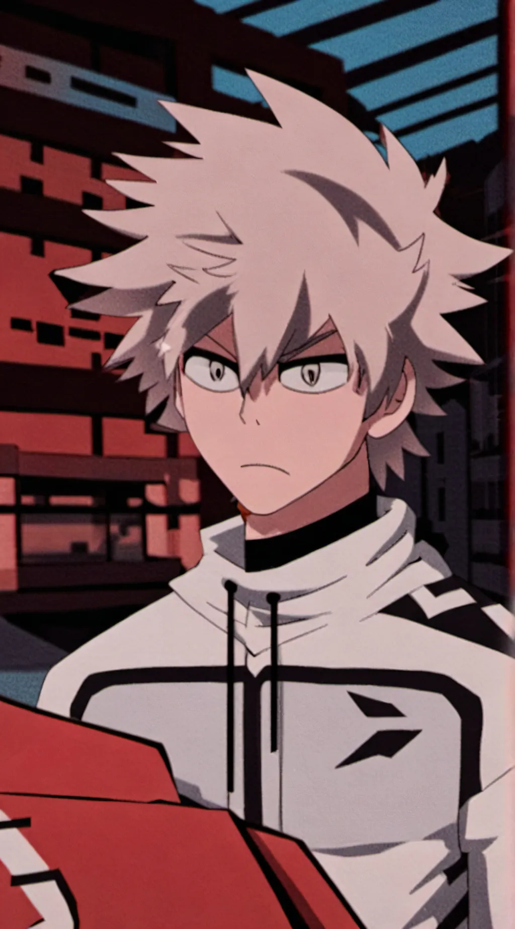 ai character: Katsuki Bakugo background