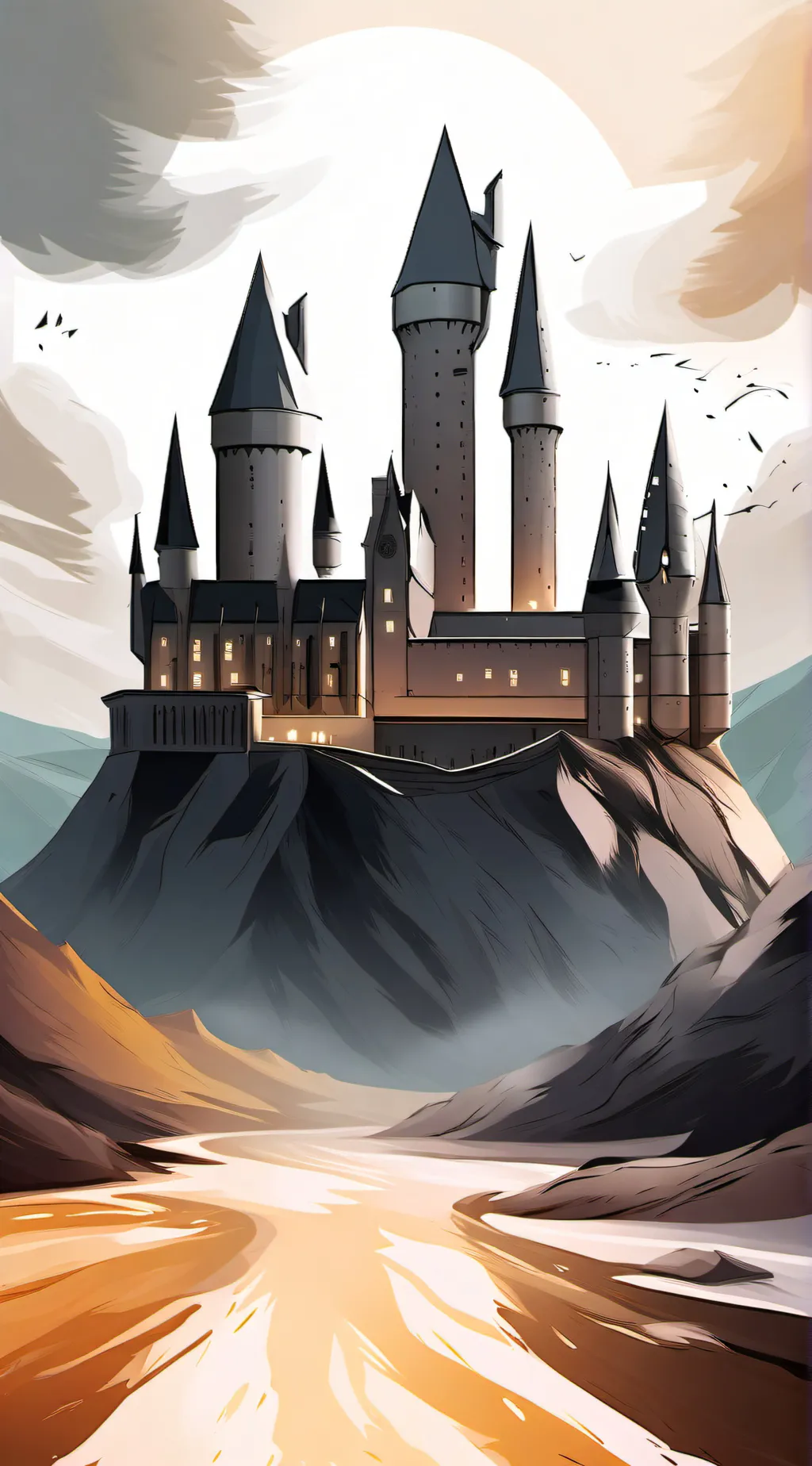 ai character: hogwarts background