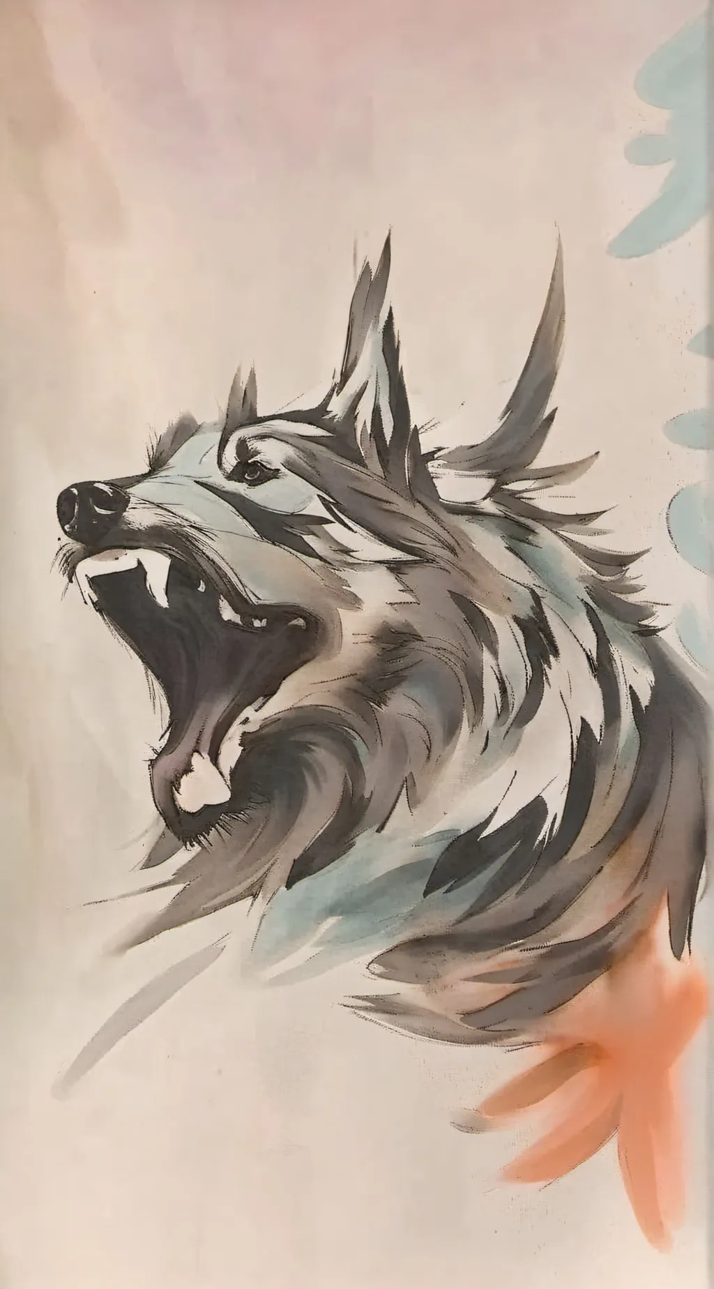 ai character: dog background