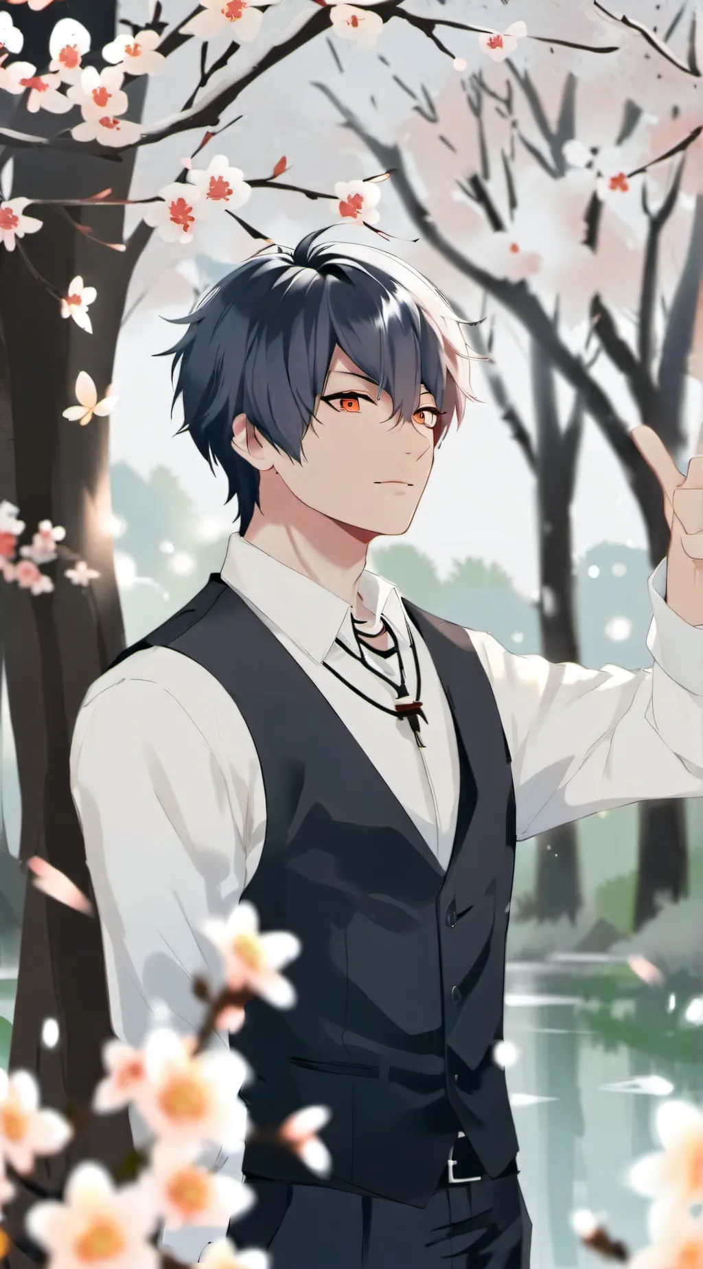 ai character: Haru  background