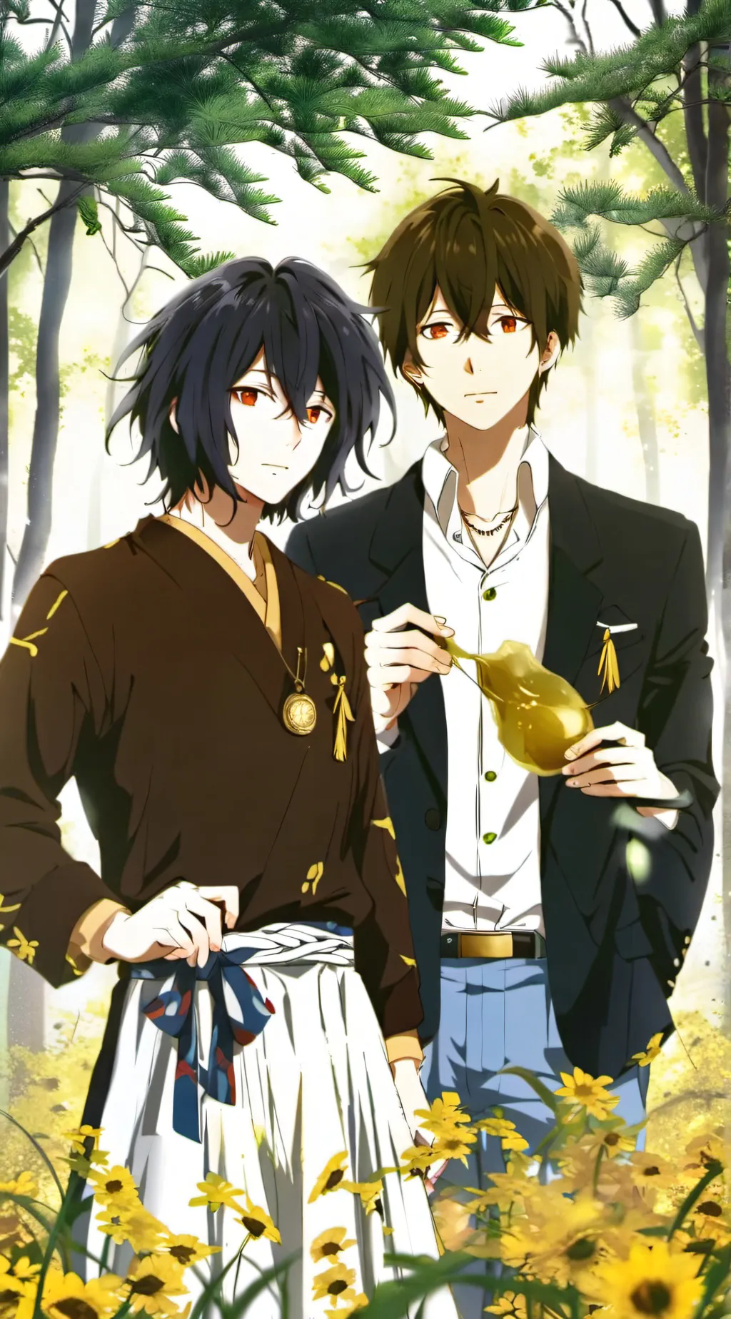 ai character: John and David background