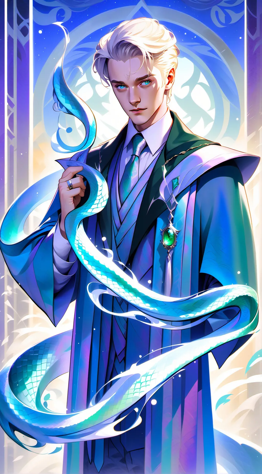 ai character: Draco  background