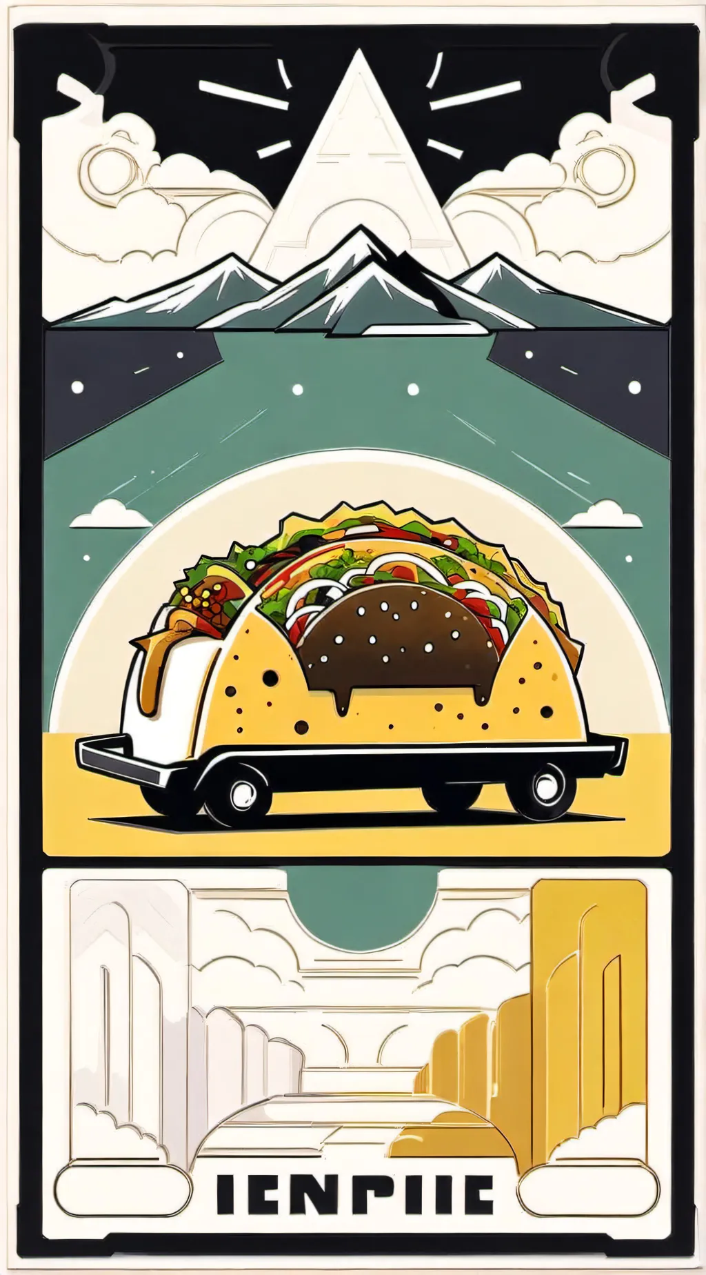 ai character: Taco Truck 🌮 background
