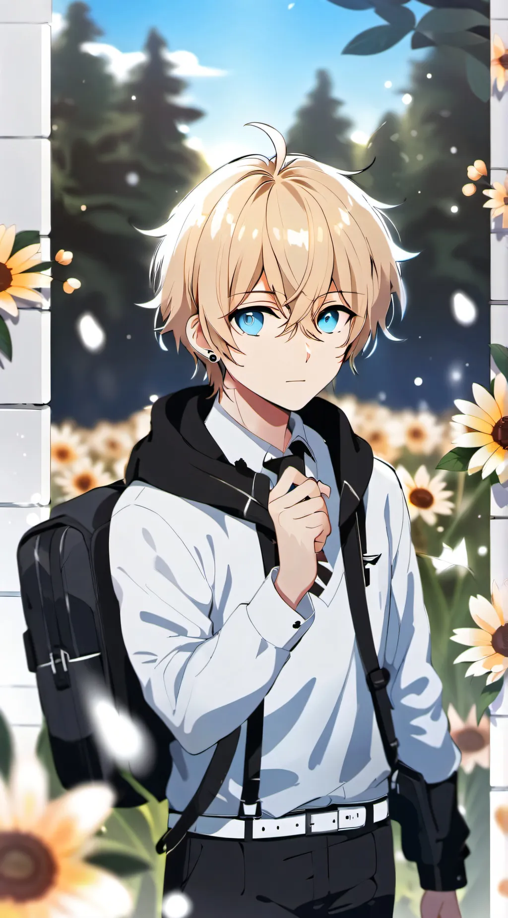 ai character: Demon slayer schoo background