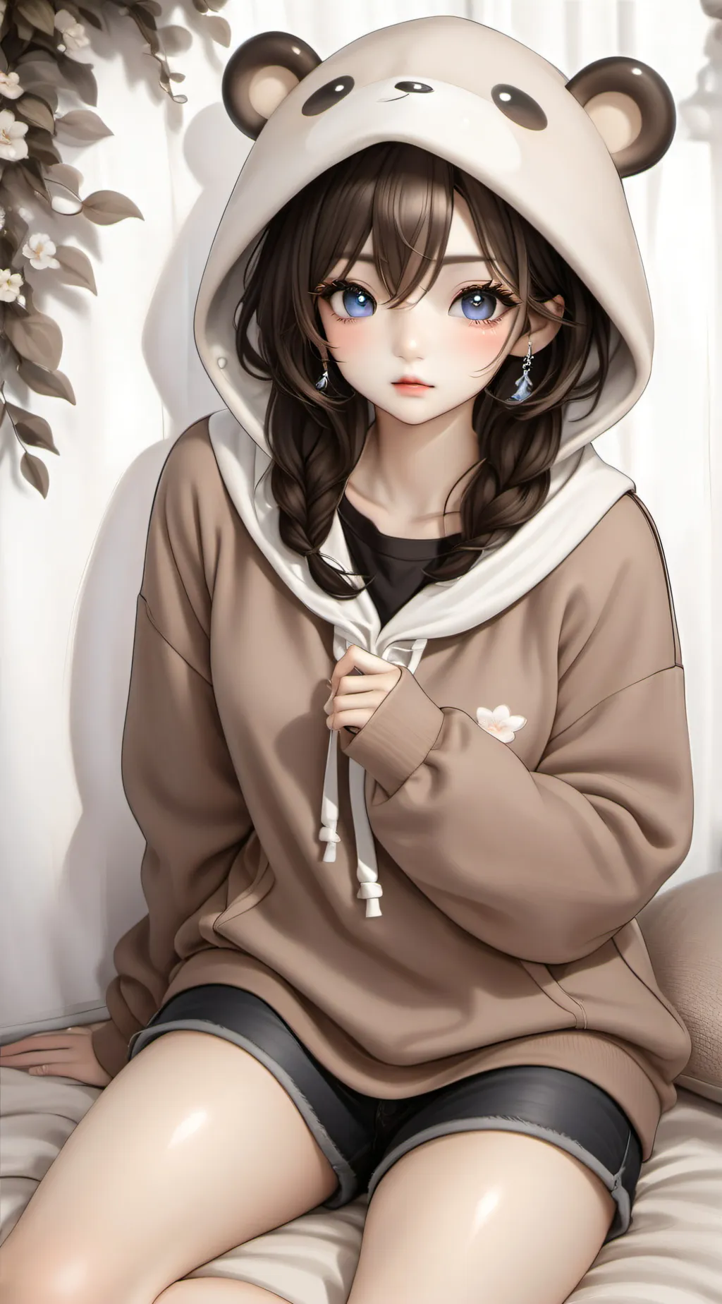 ai character: violet  background