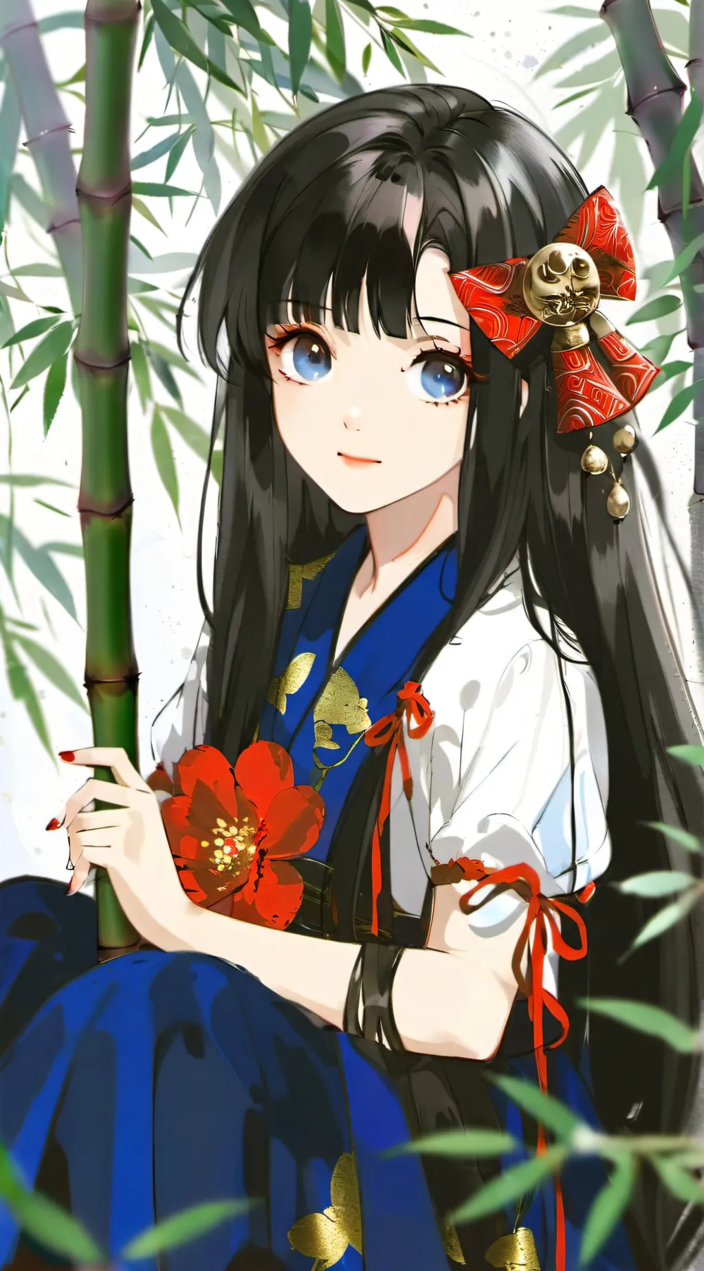 ai character: demon slayer background
