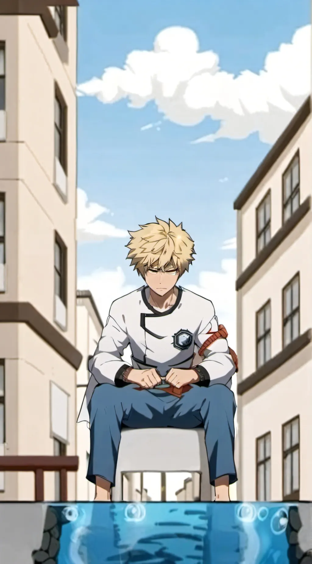 ai character: Bakugo Toga closet background