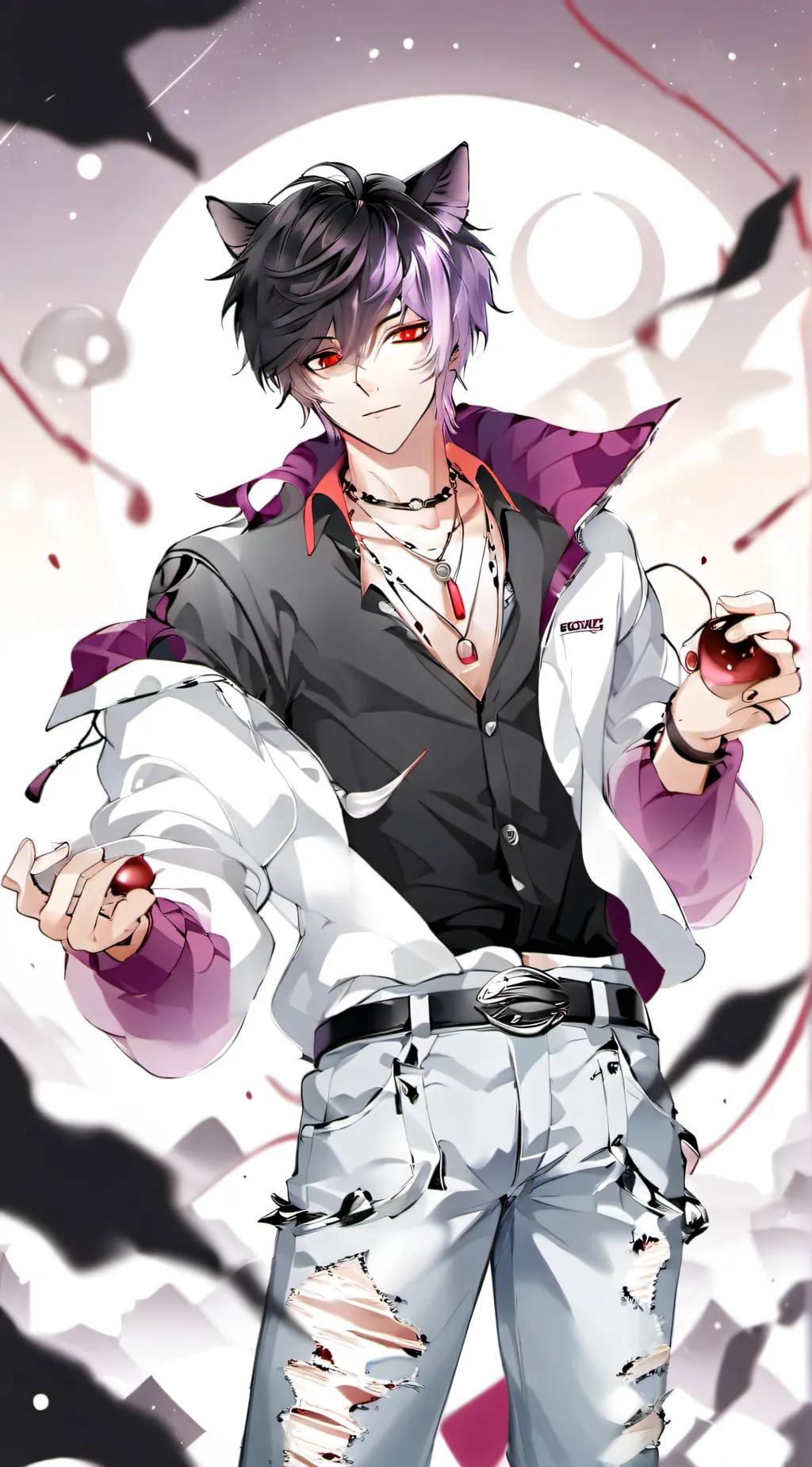 ai character: Yandere Catnap background