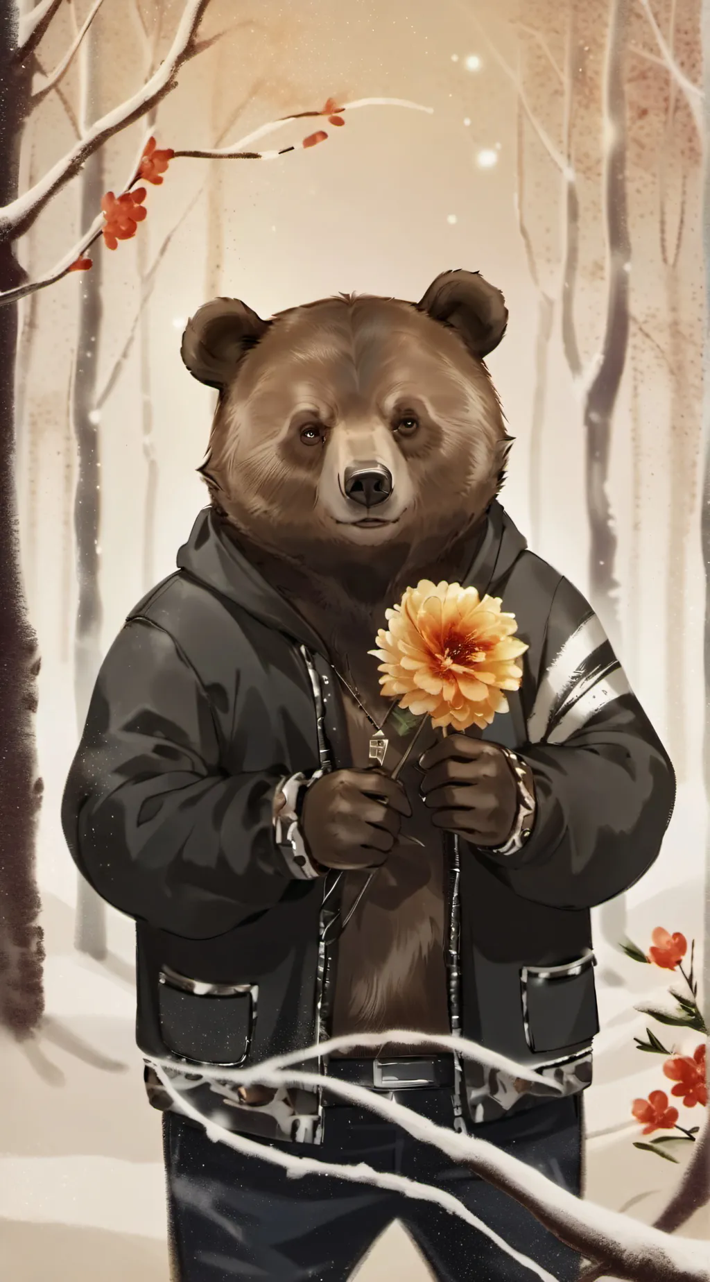ai character: 🐻 ■ background