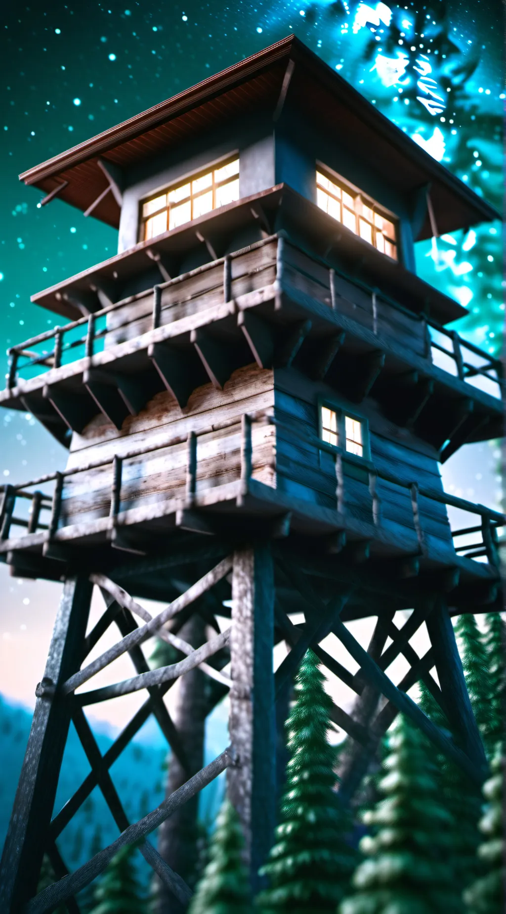 ai character: Tower 4 background
