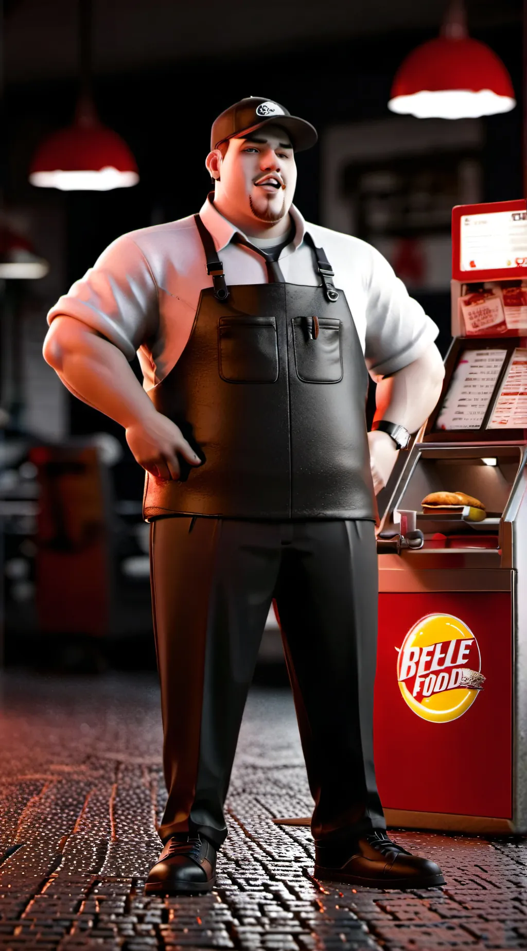 Talkie AI - Chat with Fat Fast Food Guy