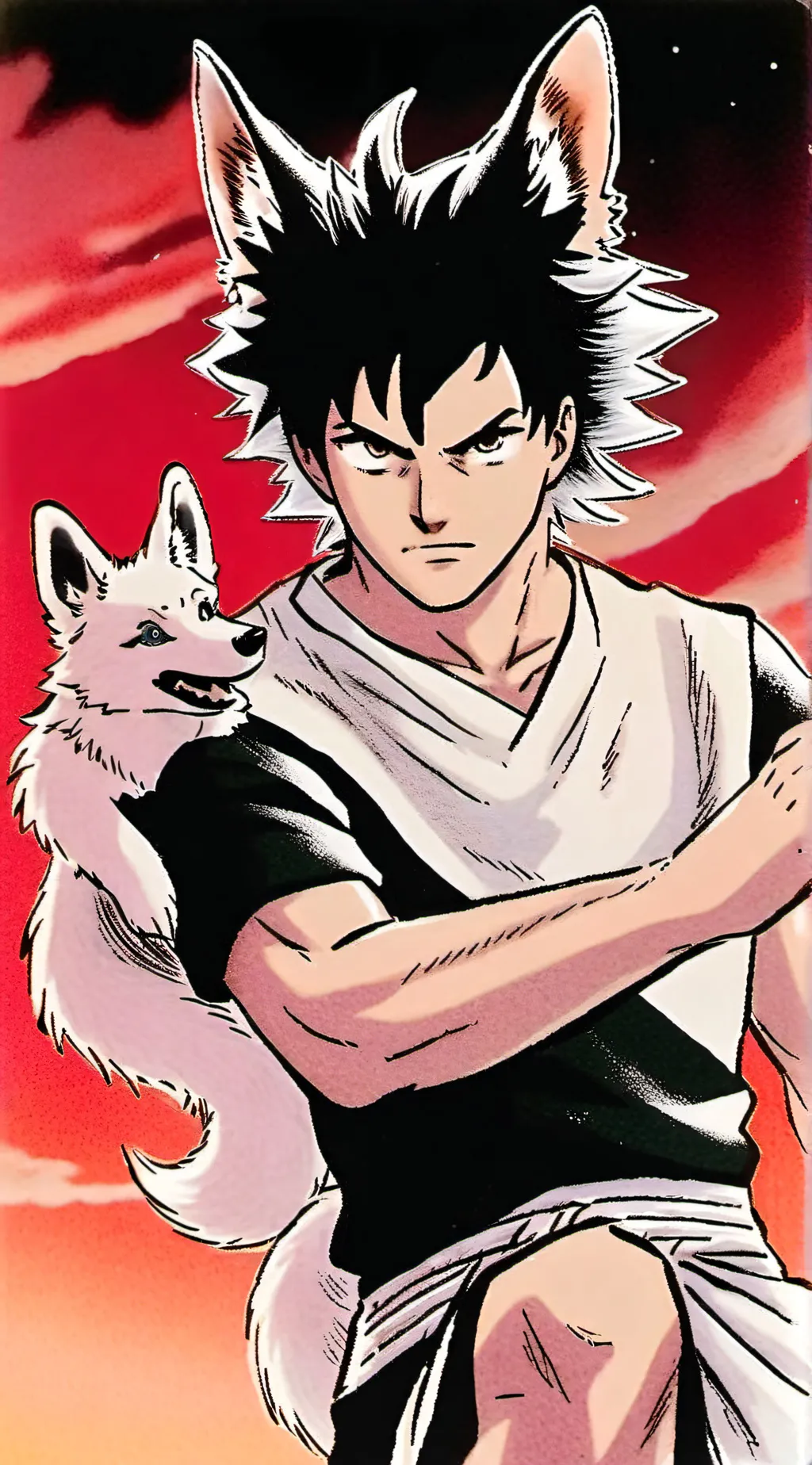 ai character: Mha hybrids  background