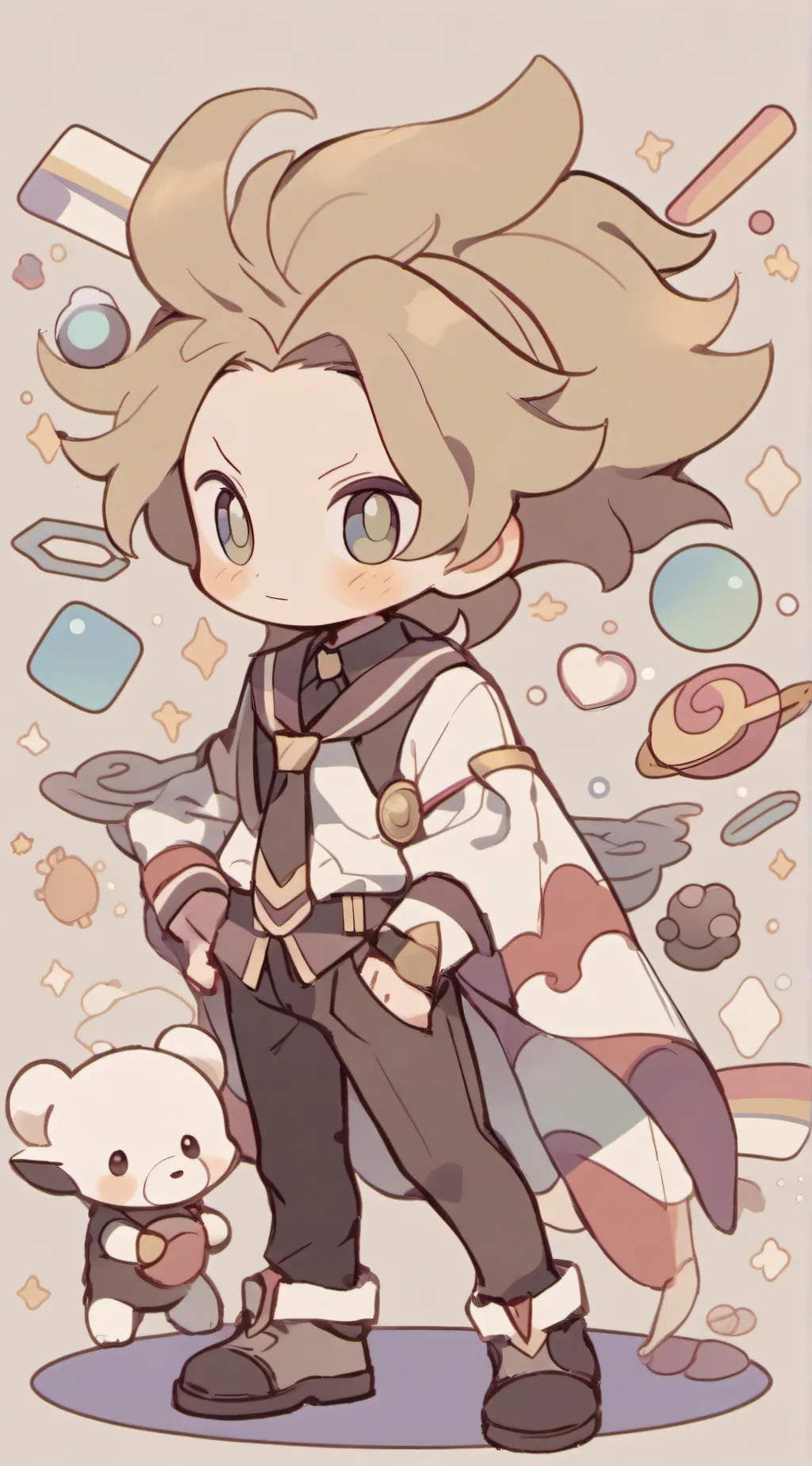 ai character: SOLARBALLS AND OCS background