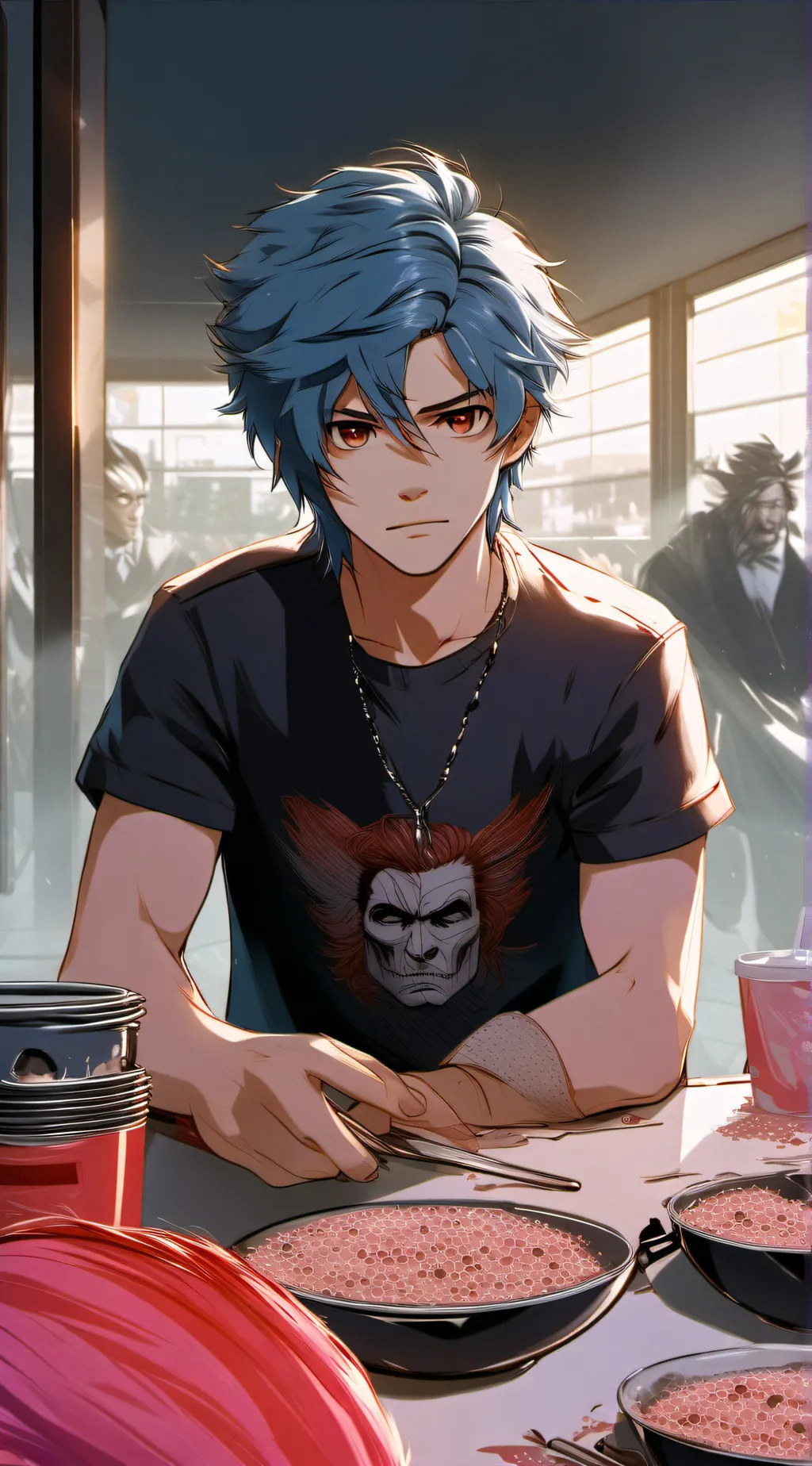 ai character: Chris background