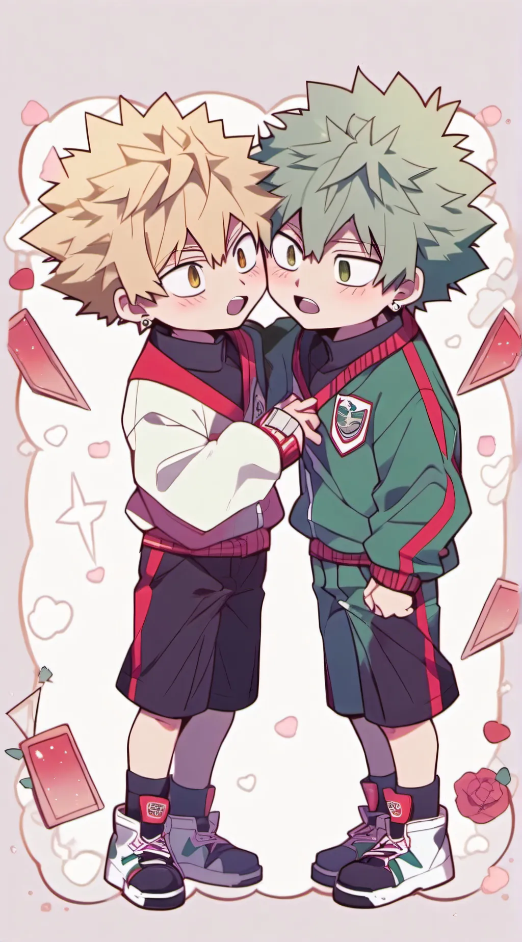 ai character: bakudeku  background