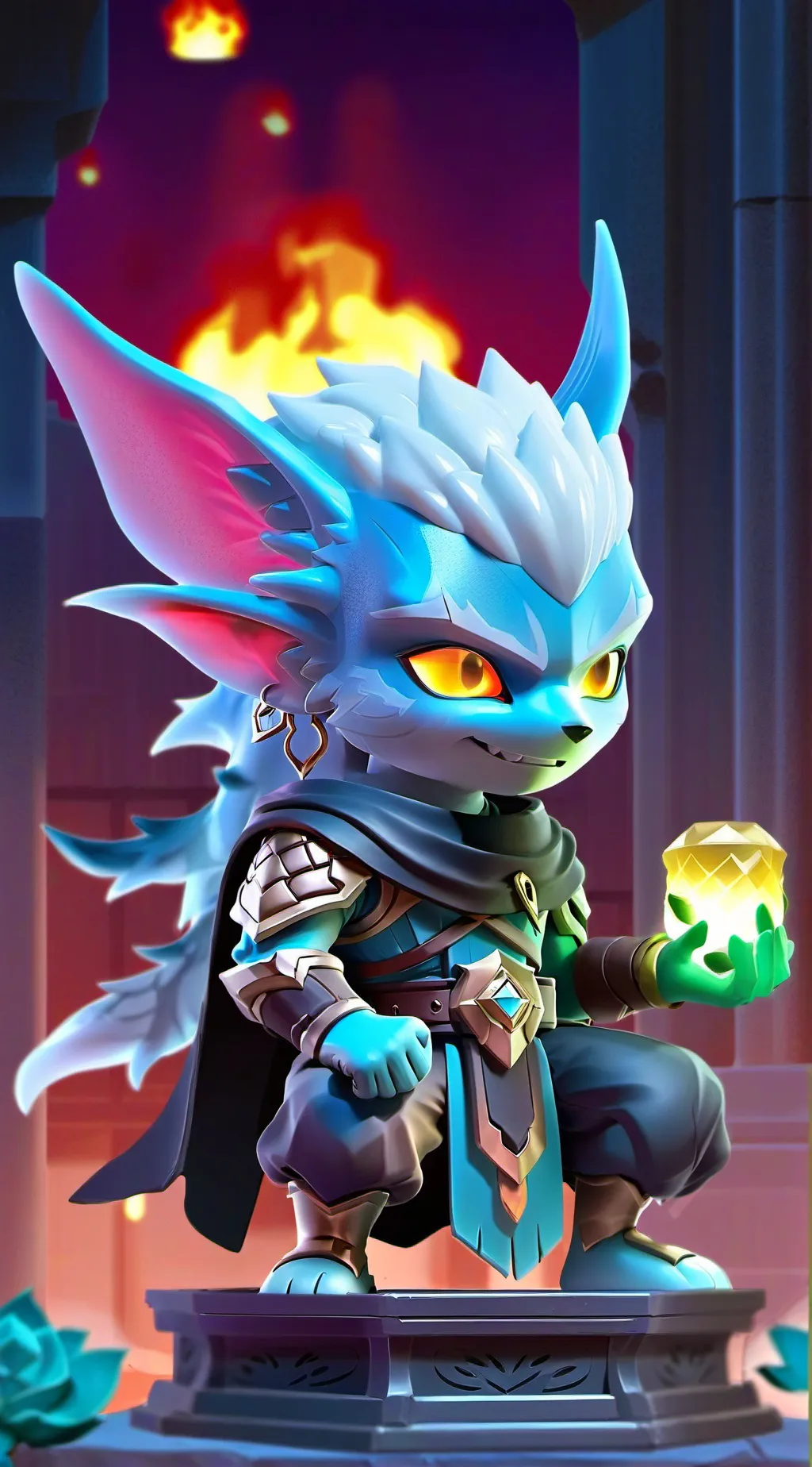 ai character: Chupa-Chaba  background