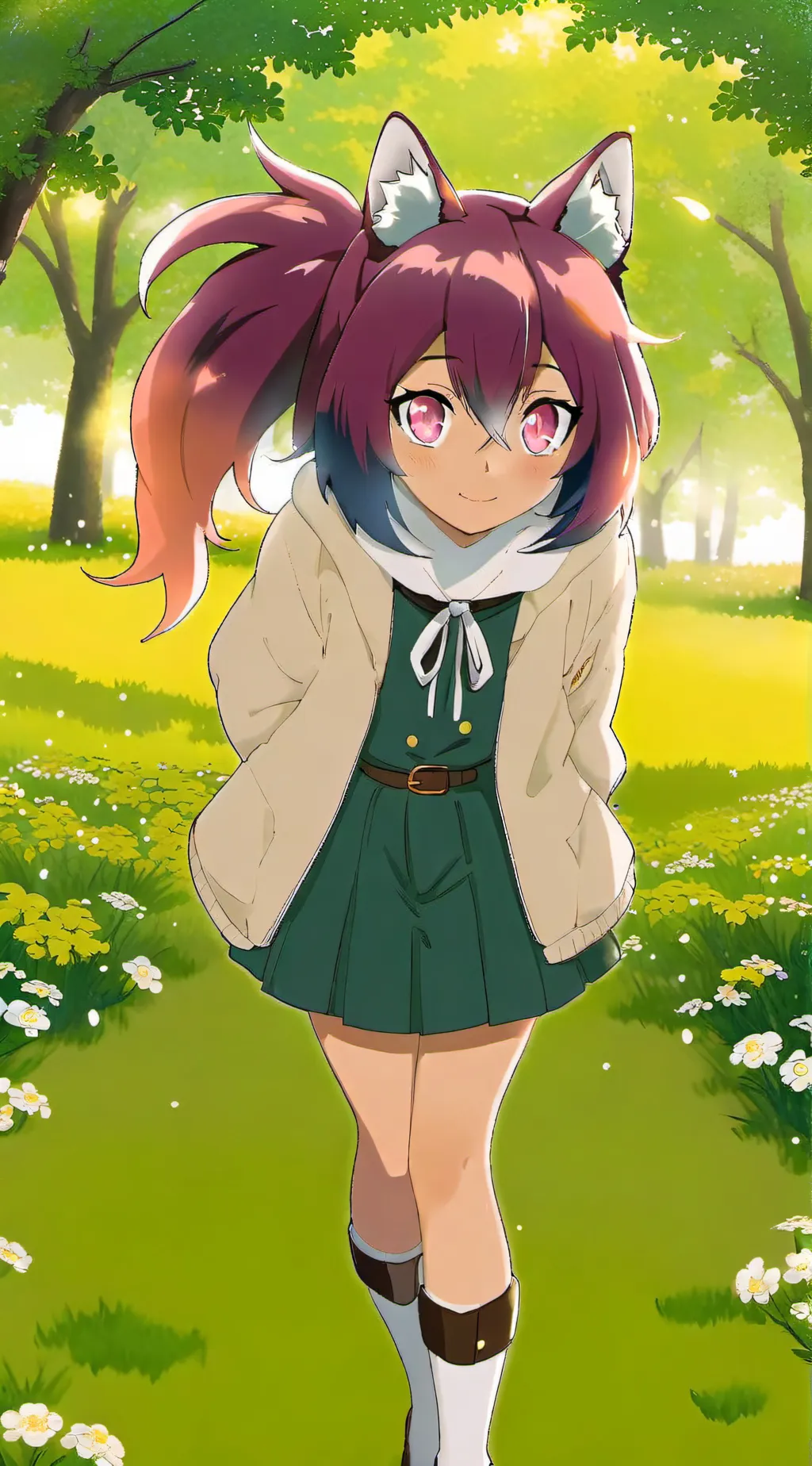 ai character: Louve background