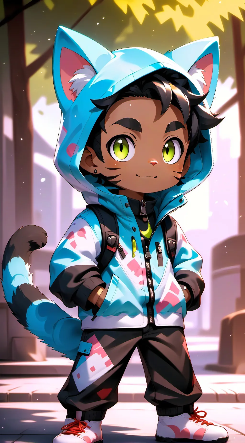 ai character: Max background