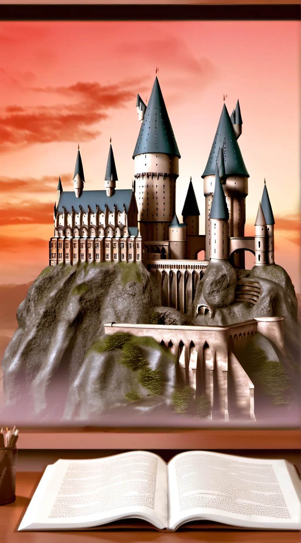 ai character: Hogwarts background