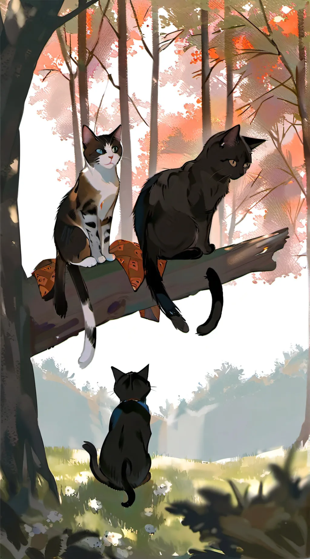 ai character: Stray Cat Family ❤ background