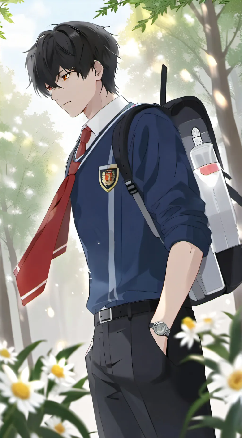 ai character: Yuma Satō background