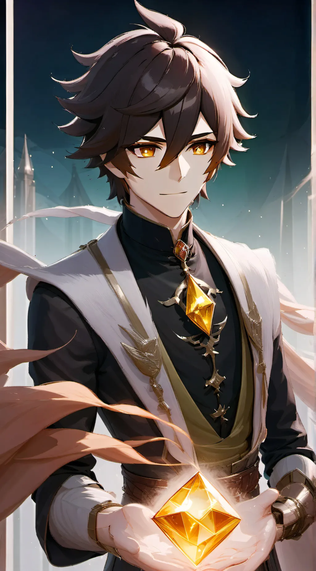 ai character: Zhongli background