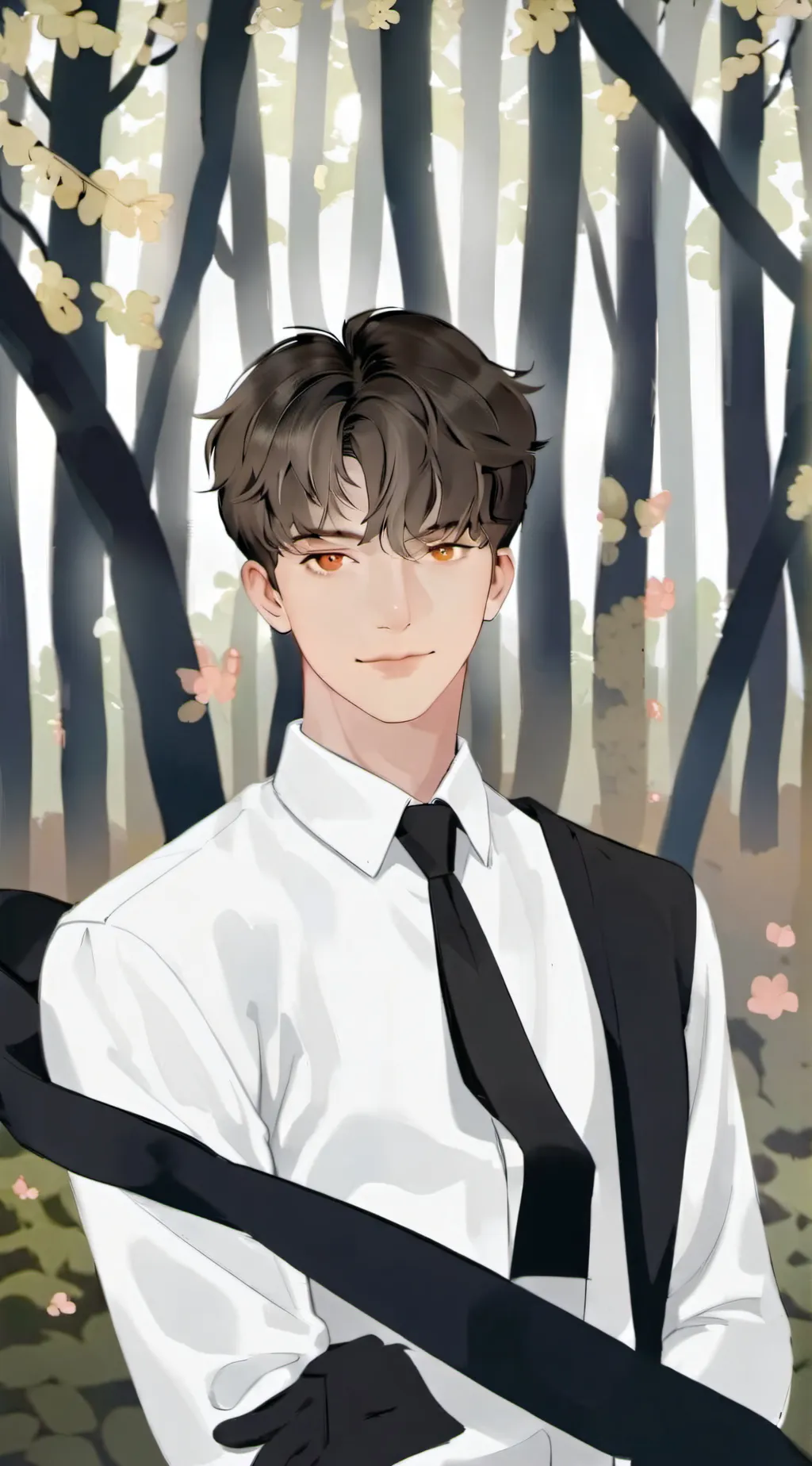 ai character: Léo  background