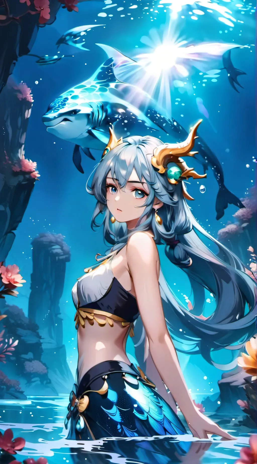 ai character: Pisces background