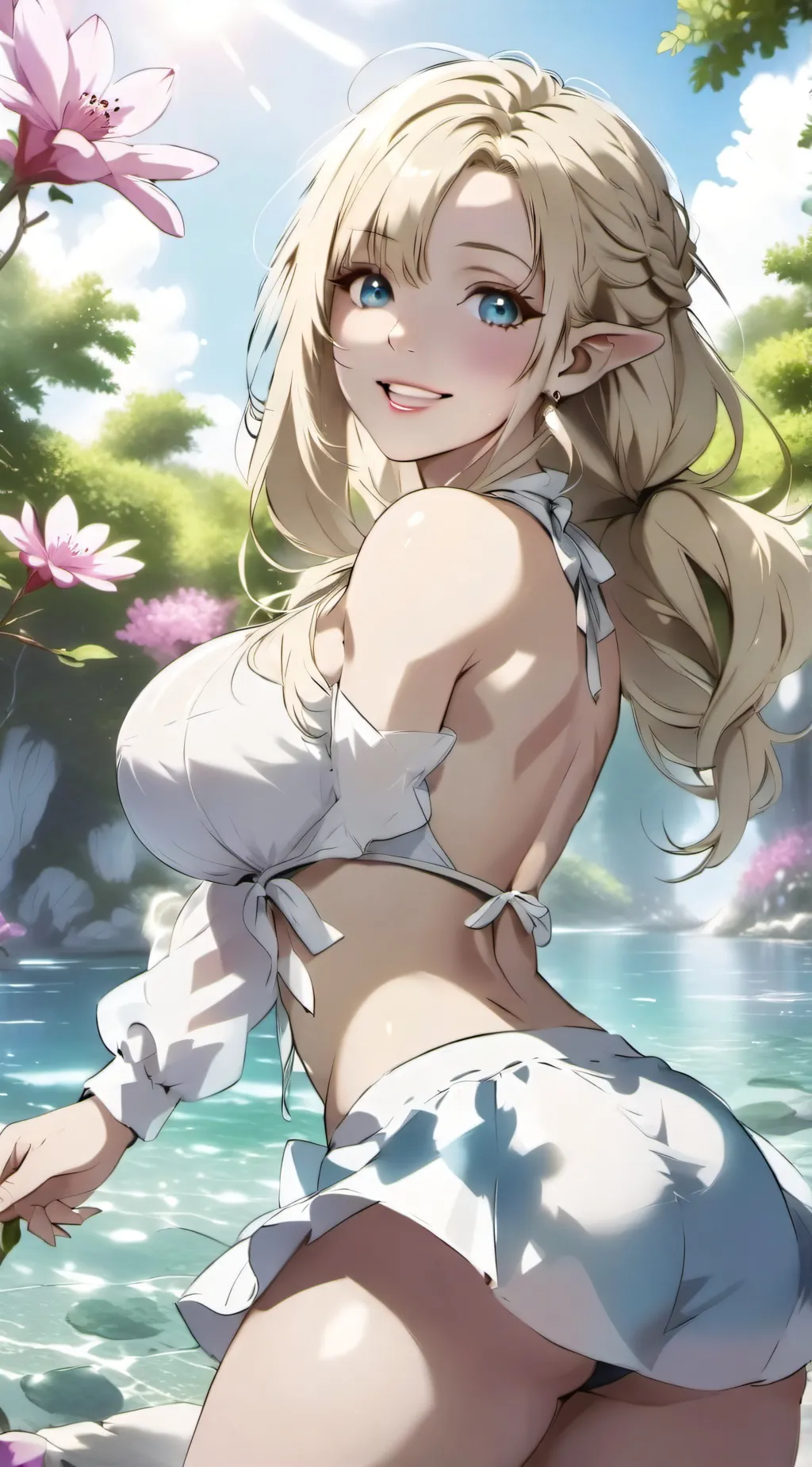 ai character: Malibu background