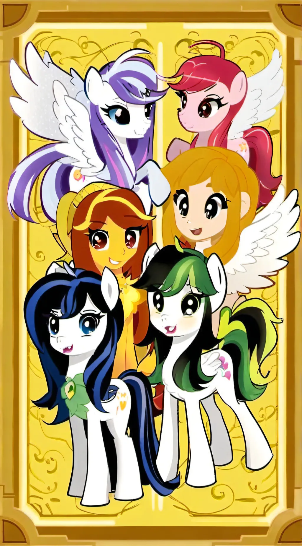 ai character: my littel pony background