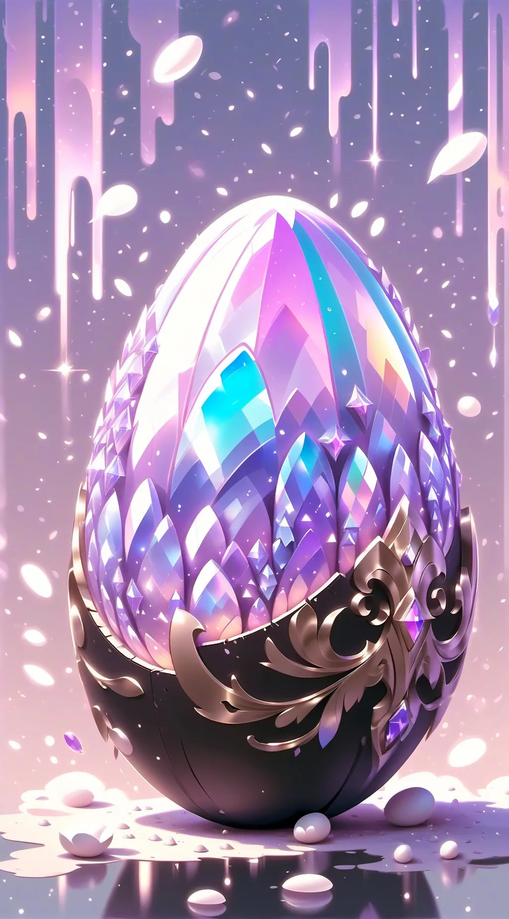 ai character: Magic eggie background