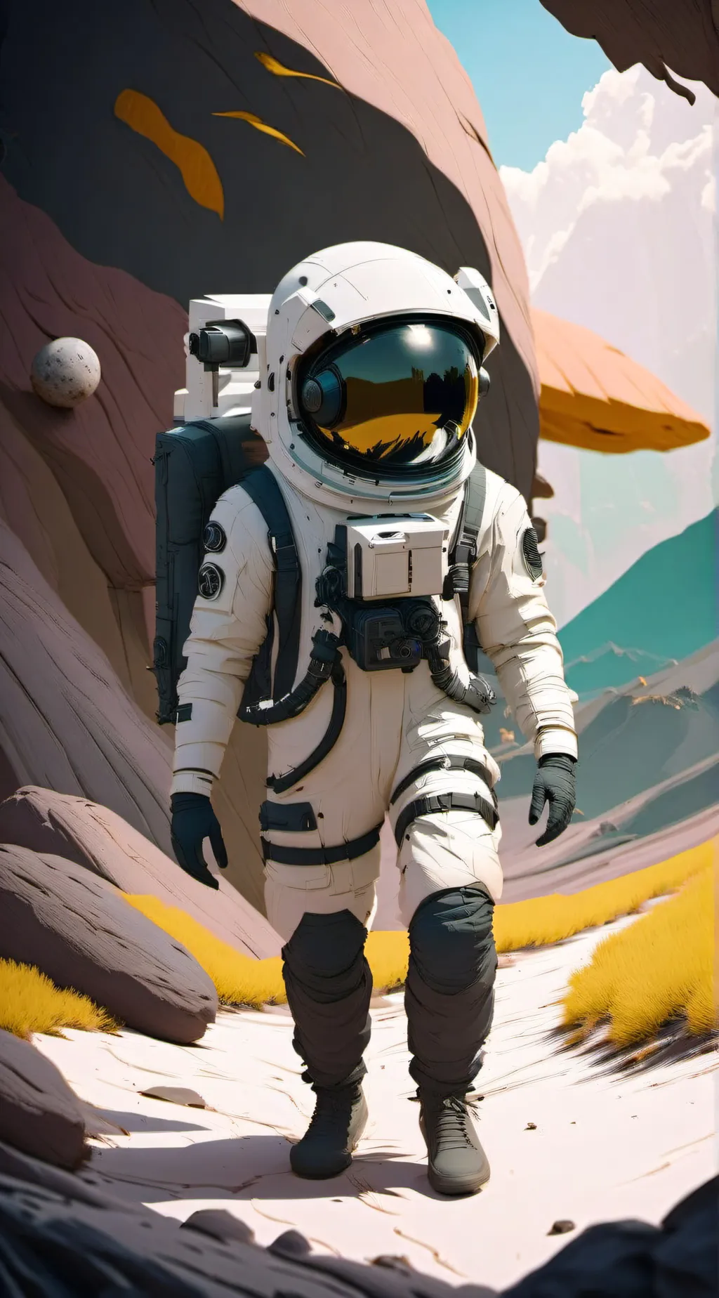 ai character: Among us background