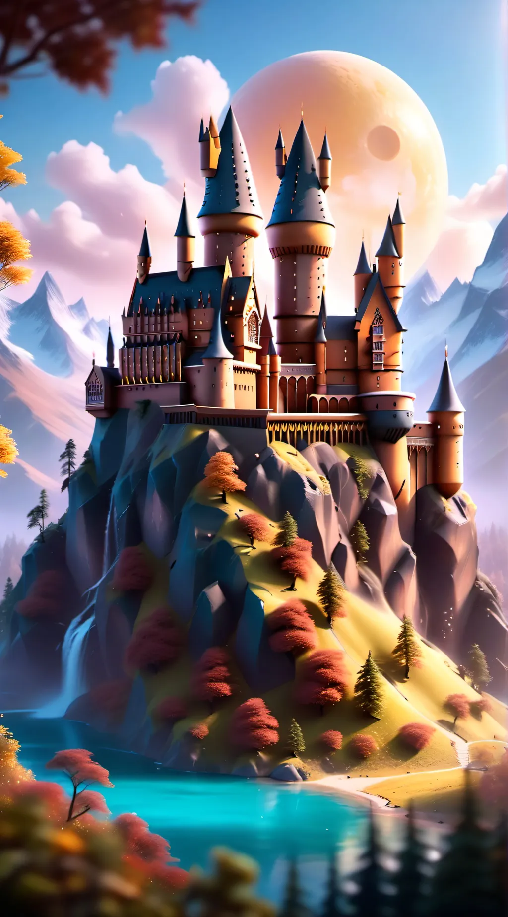 ai character: Hogwarts background