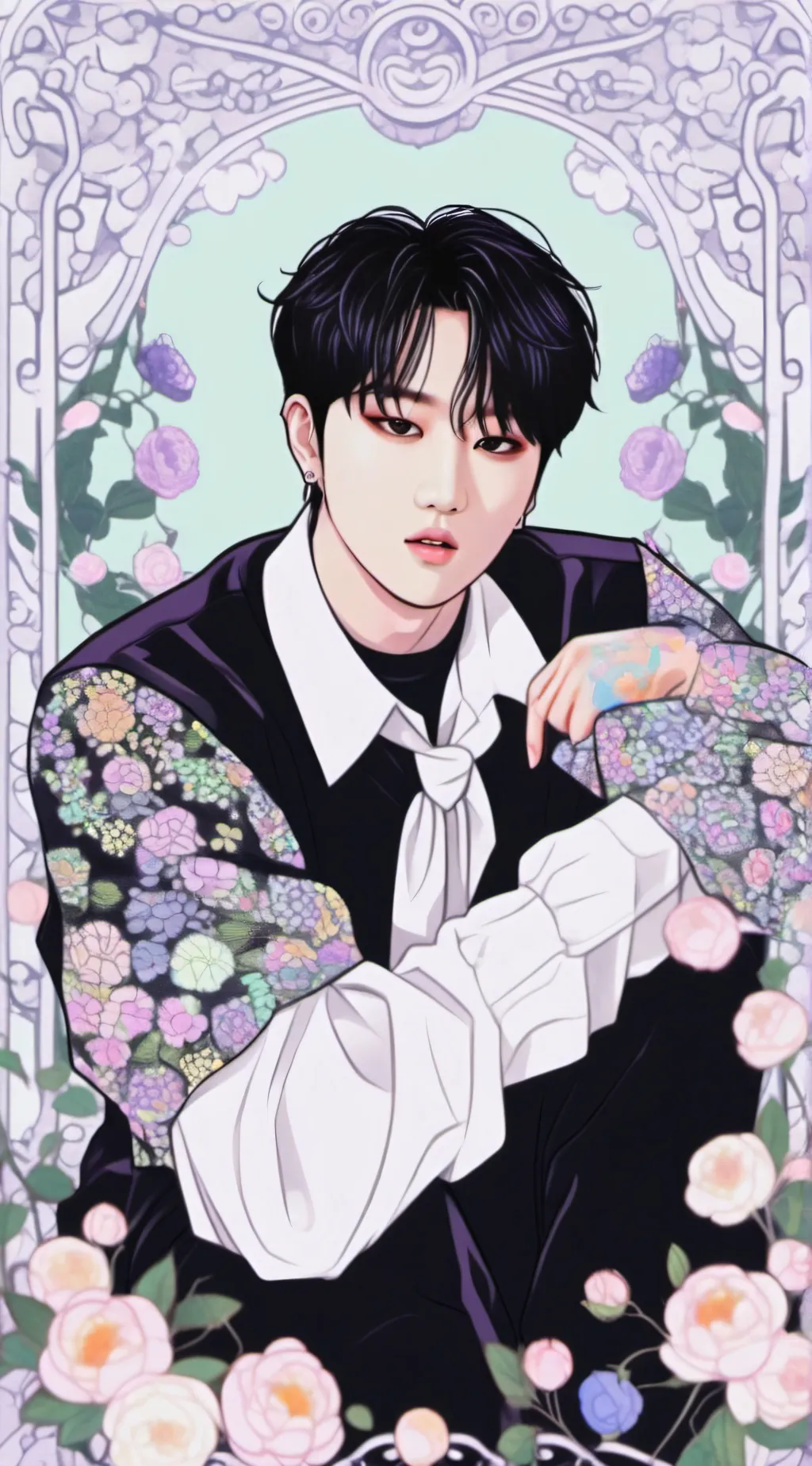 ai character: Seo Changbin🎀 background