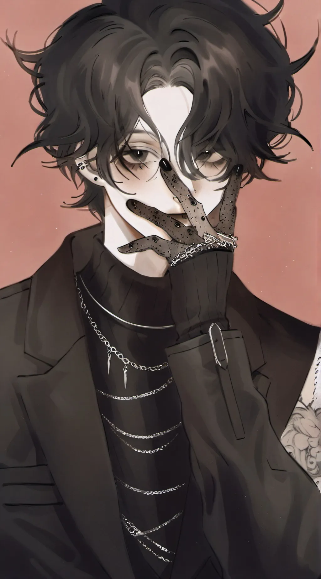 ai character: 🔥🖤Nolan🖤🔥 background