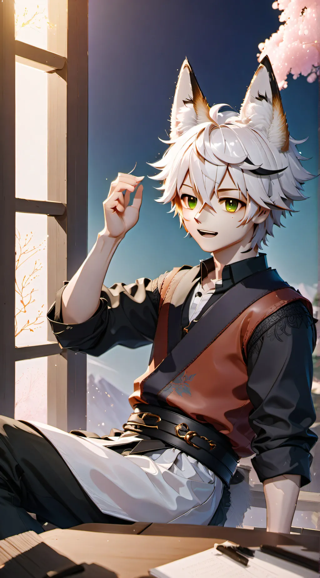 ai character: Zero background