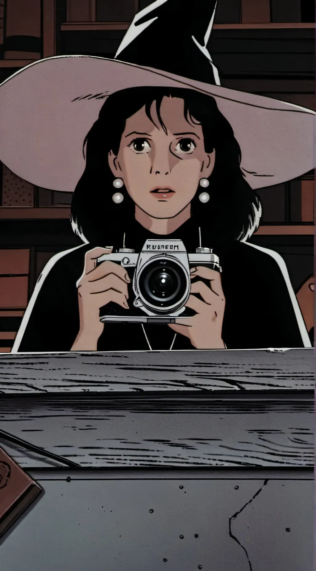 ai character: Lydia Deetz background