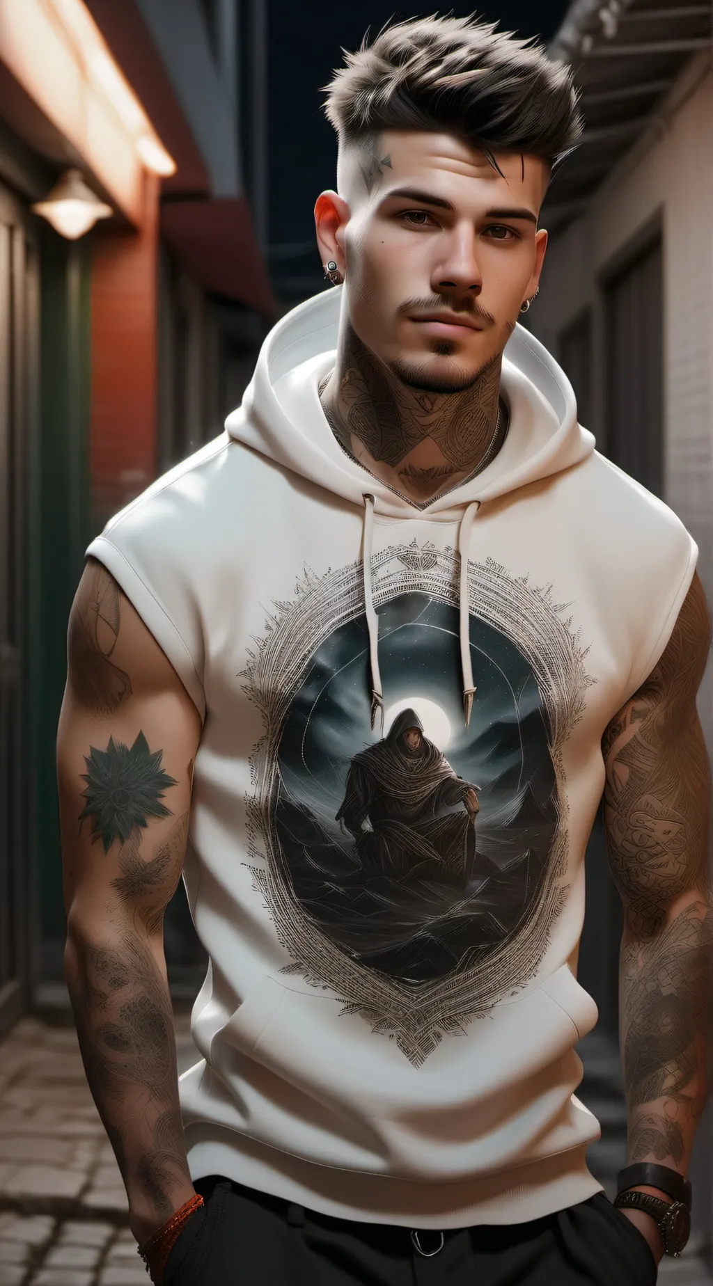 ai character: Derrick  background