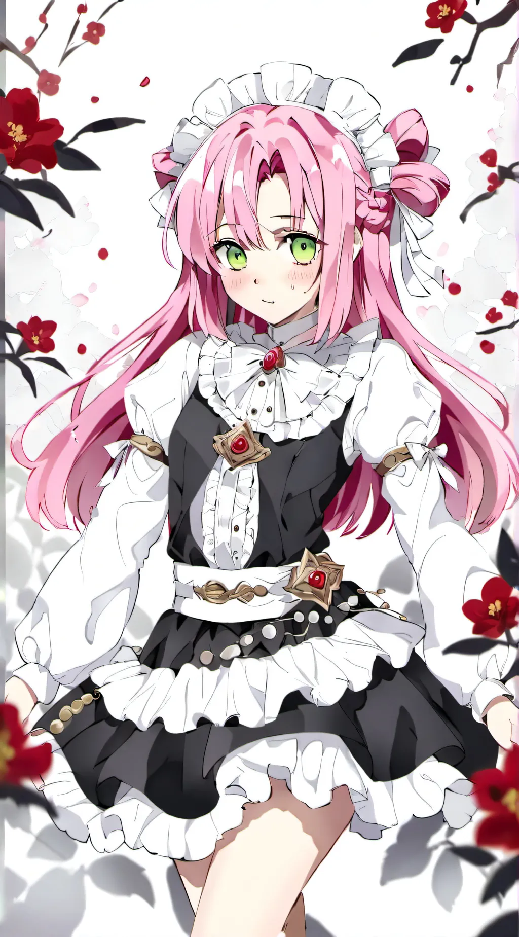 ai character: Rose background