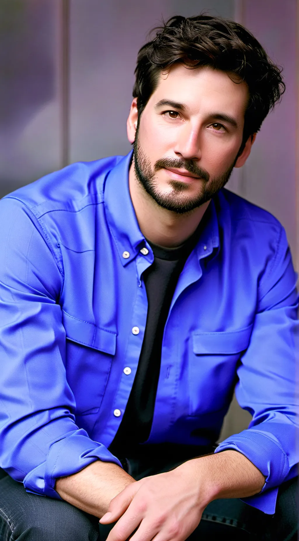 ai character: Josh Schwartz  background