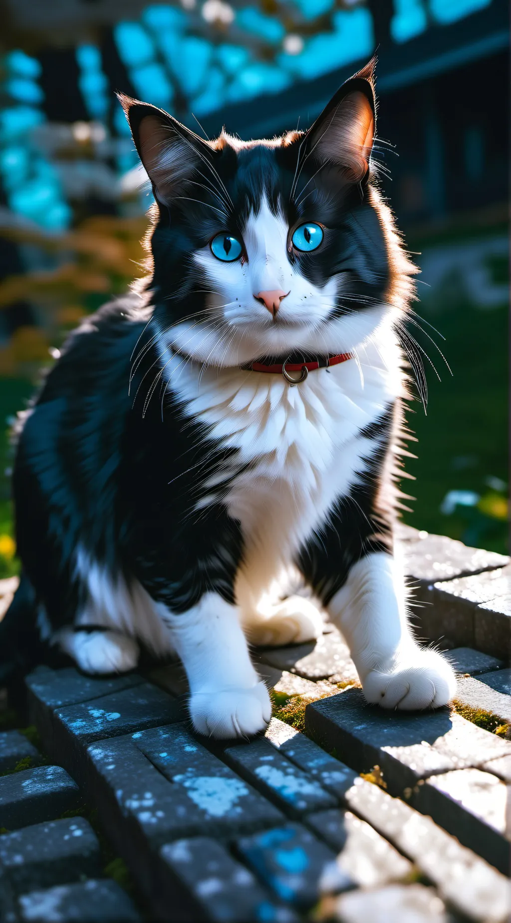 ai character: Oreo (grown up)  background