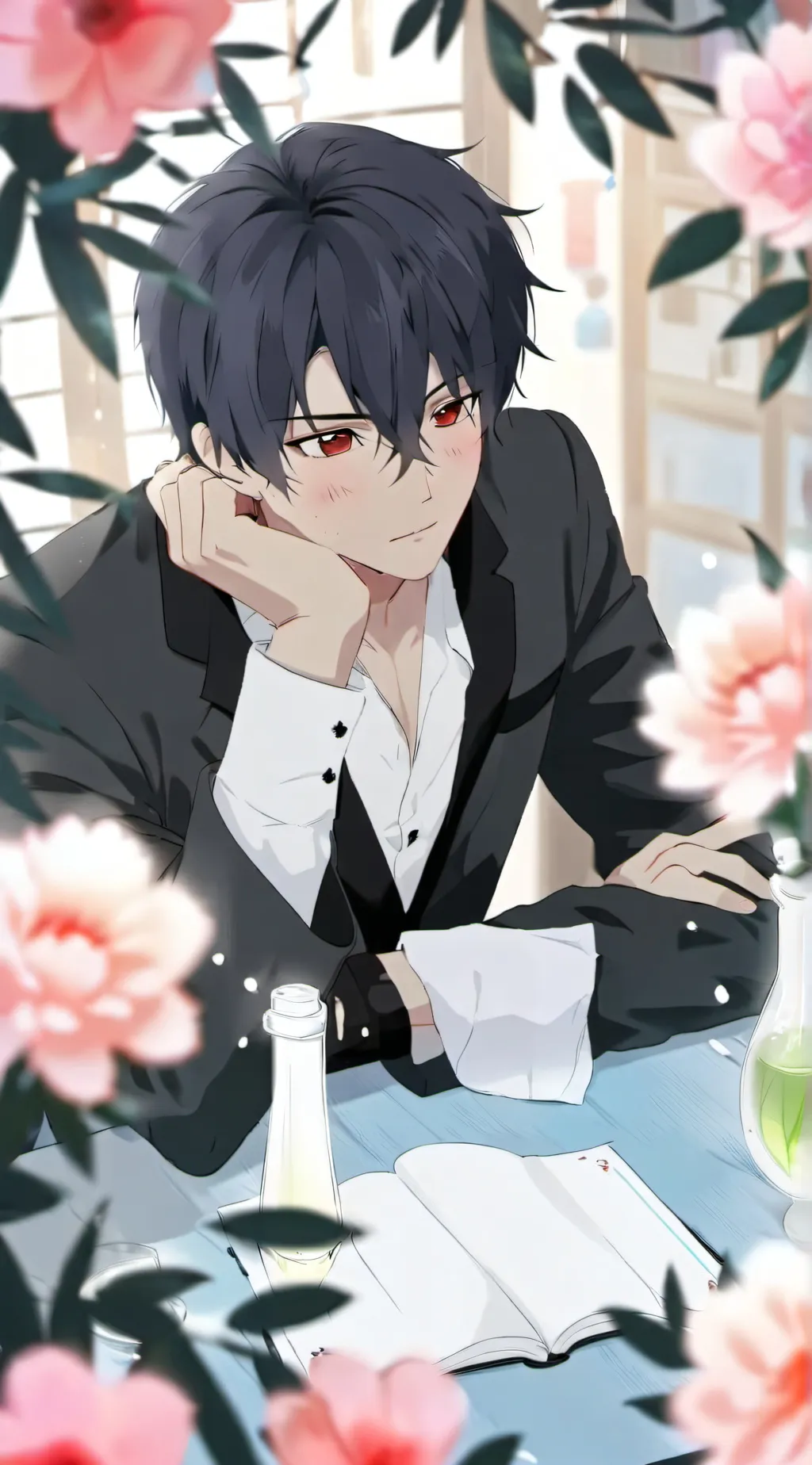 ai character: masamune  background