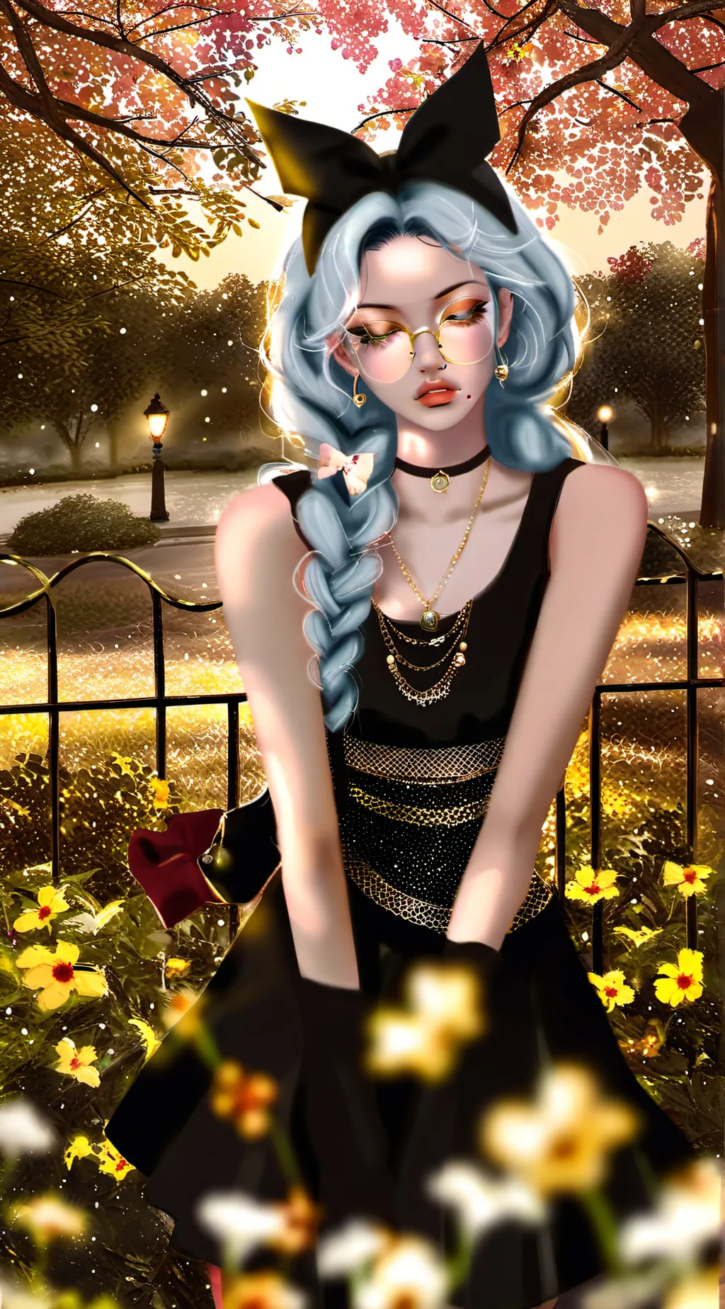 ai character: bella  background