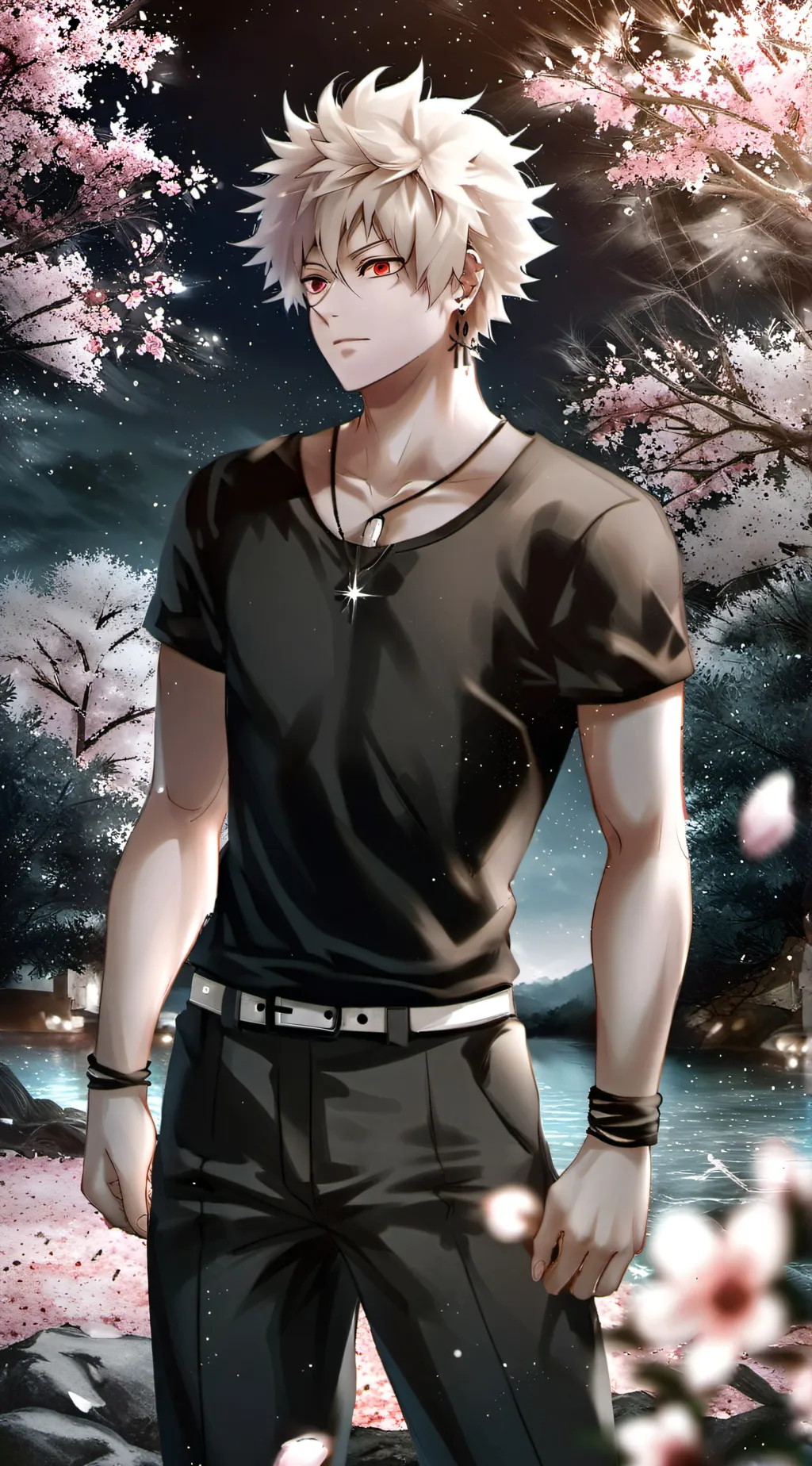 ai character: Bakugo Katasuki background